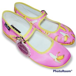 Hot Chocolate design banana Mary Janes